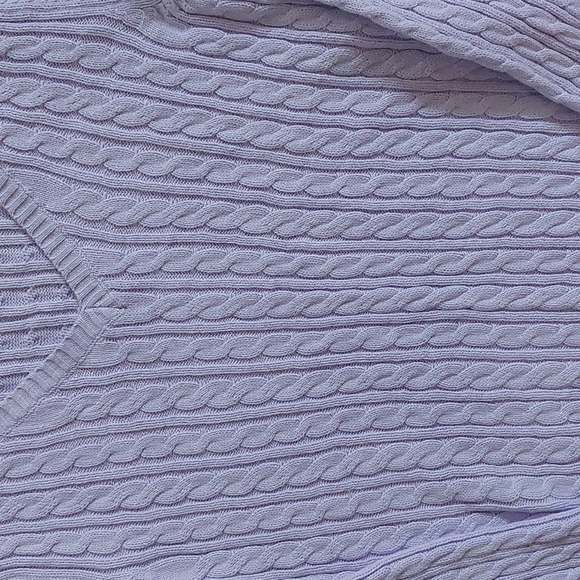 CROFT & BARROW Woman Longsleeve Lavender V-Neck Pullover Sweater Size Small - Picture 5 of 12